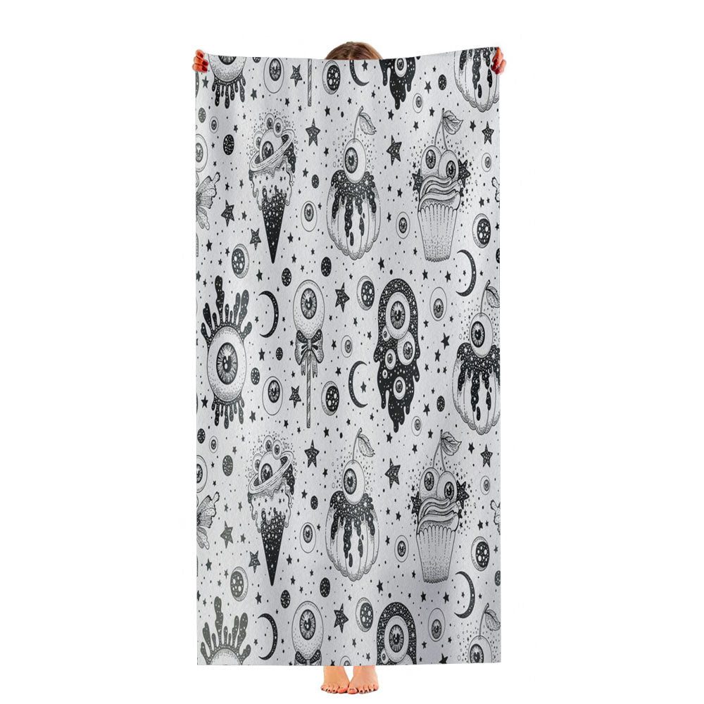 Black Skull Ultra-Soft Luxury Bathroom Towels
