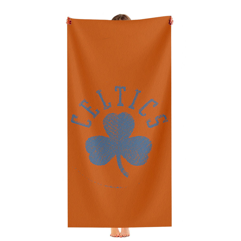 Blue Boston Celtics Ultra-Soft Luxury Bathroom Towels
