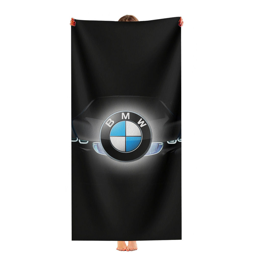 Bmw Car And Logo Ultra-Soft Luxury Bathroom Towels