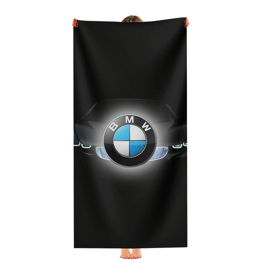 Bmw Car And Logo Ultra-Soft Luxury Bathroom Towels