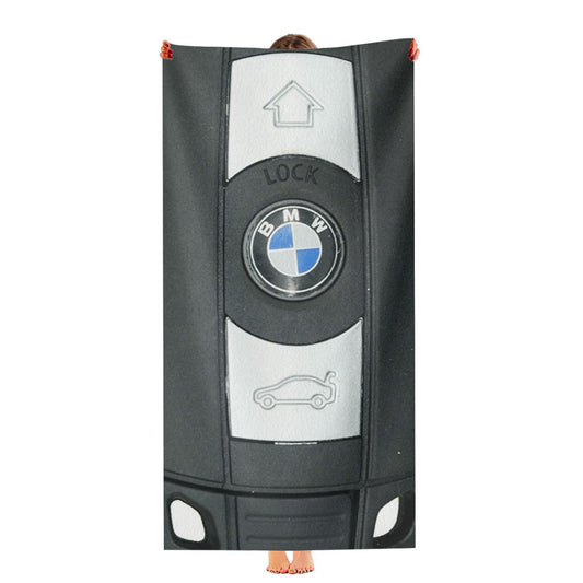 Bmw Classic Luxury Car Key Ultra-Soft Luxury Bathroom Towels