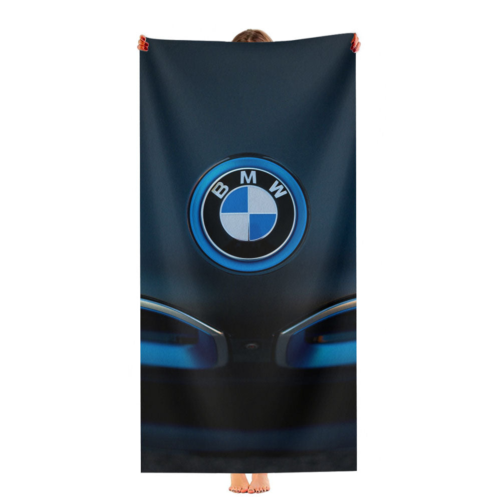 Bmw I8 Emblema Bumer Ultra-Soft Luxury Bathroom Towels
