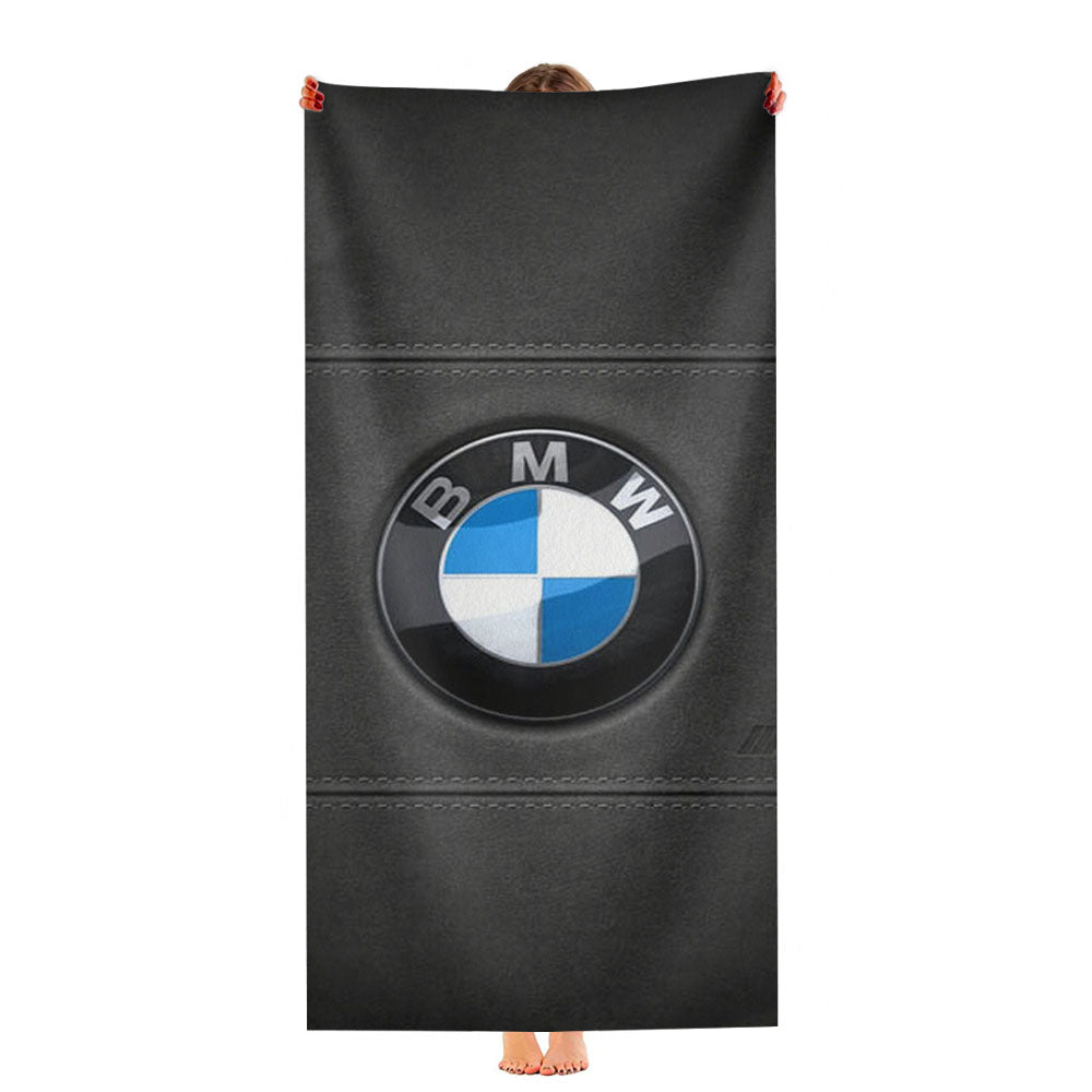 Bmw Leather Logo Ultra-Soft Luxury Bathroom Towels