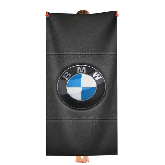 Bmw Leather Logo Ultra-Soft Luxury Bathroom Towels