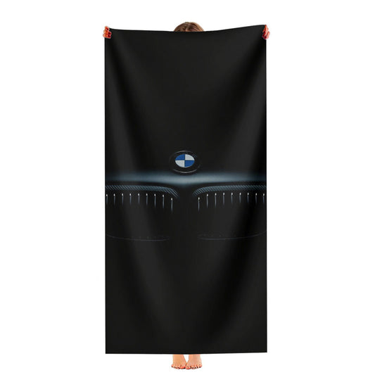 Bmw Logo Car Dark Ultra-Soft Luxury Bathroom Towels