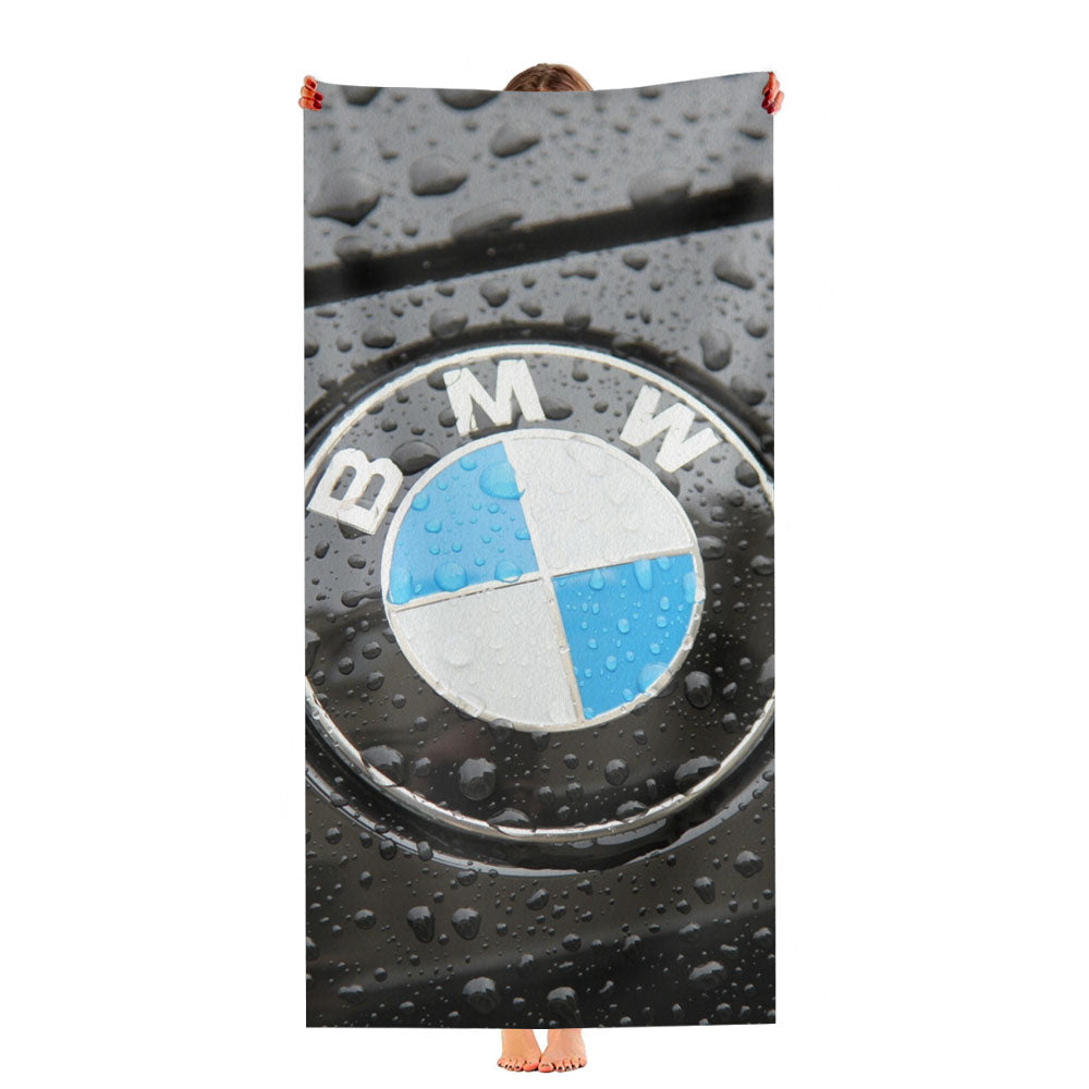 Bmw Logo Car Photography Wallpaper Ultra-Soft Luxury Bathroom Towels