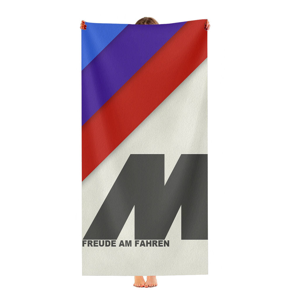 Bmw M Freude Am Fahren Ultra-Soft Luxury Bathroom Towels