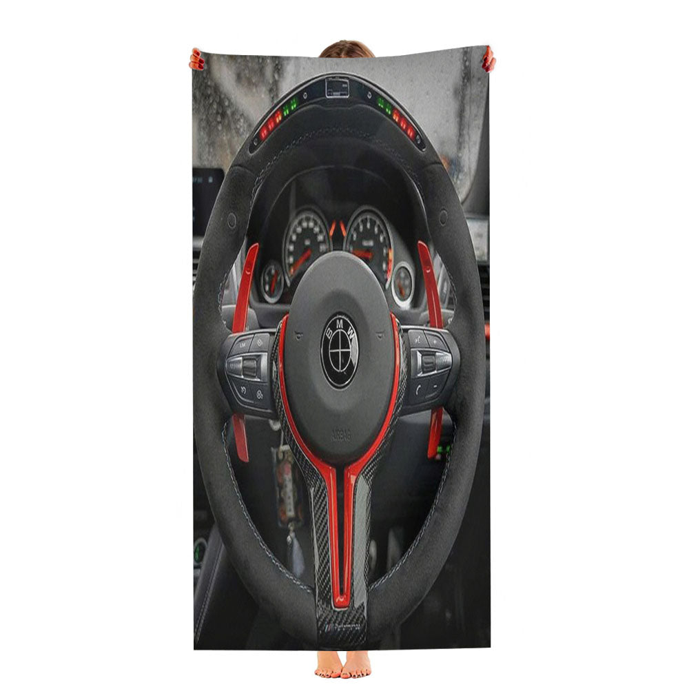 Bmw Steering Wheels Ultra-Soft Luxury Bathroom Towels