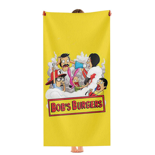Bobs Burgers Family Movie Ultra-Soft Luxury Bathroom Towels