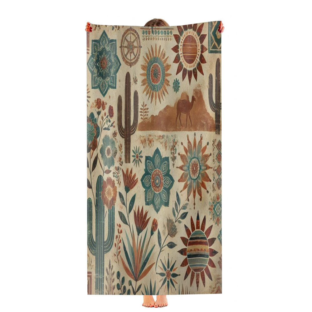 Bohemian Desert Ultra-Soft Luxury Bathroom Towels