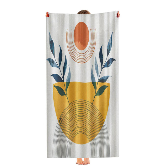 Boho Mid Century Ultra-Soft Luxury Bathroom Towels