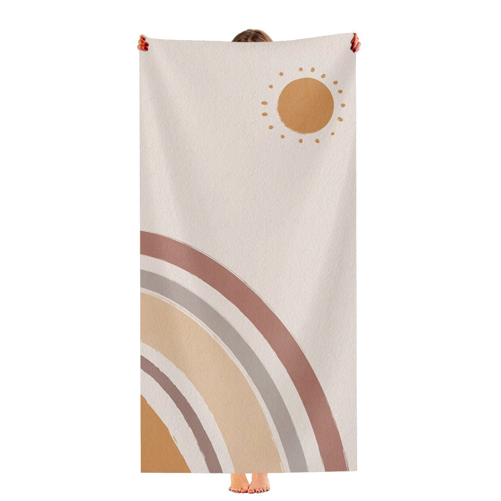 Boho Poster Ultra-Soft Luxury Bathroom Towels
