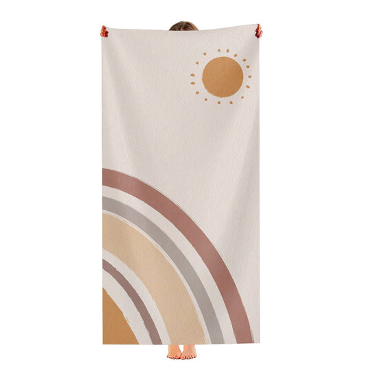 Boho Poster Ultra-Soft Luxury Bathroom Towels
