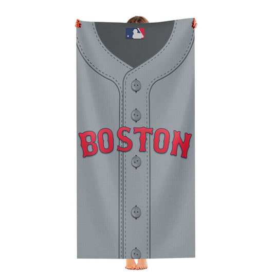 Boston Baseball Uniform Ultra-Soft Luxury Bathroom Towels