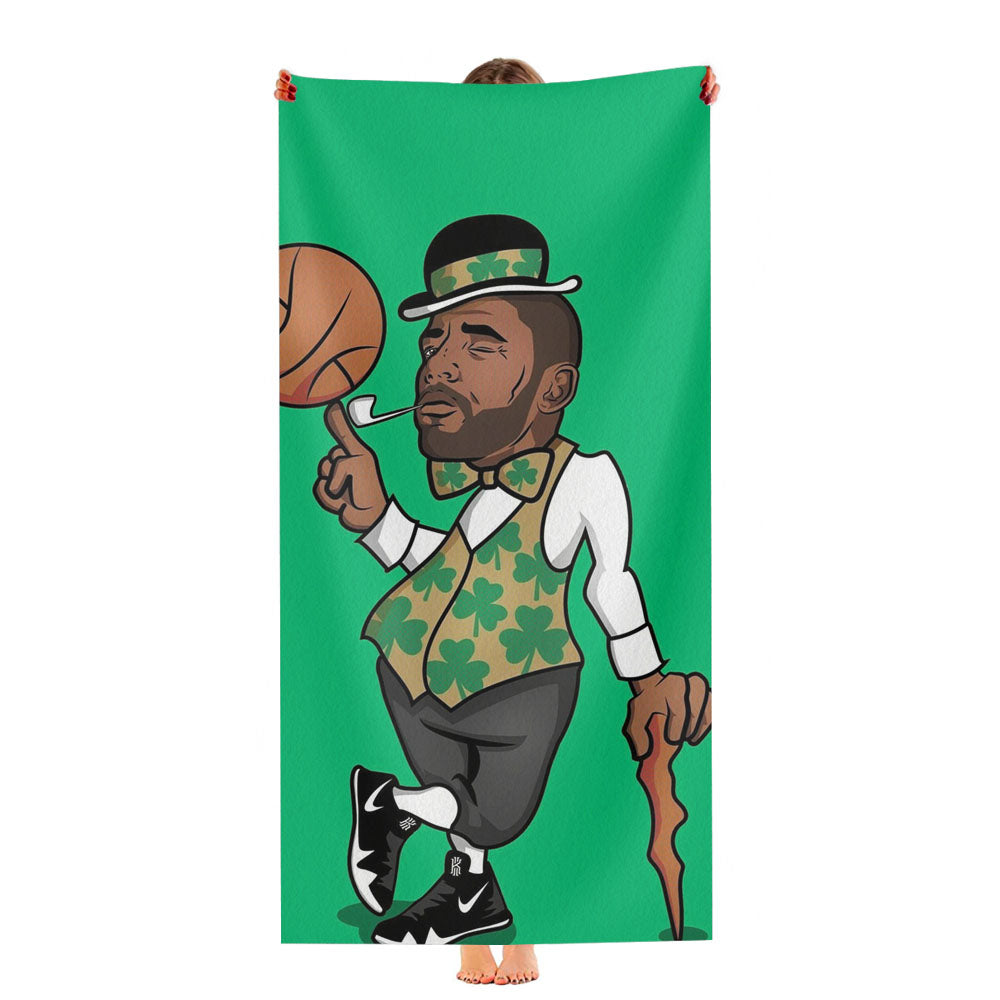 Boston Basket Ball Star Ultra-Soft Luxury Bathroom Towels