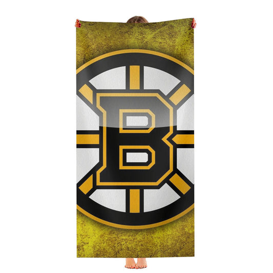 Boston Bruins Logo Image Ultra-Soft Luxury Bathroom Towels