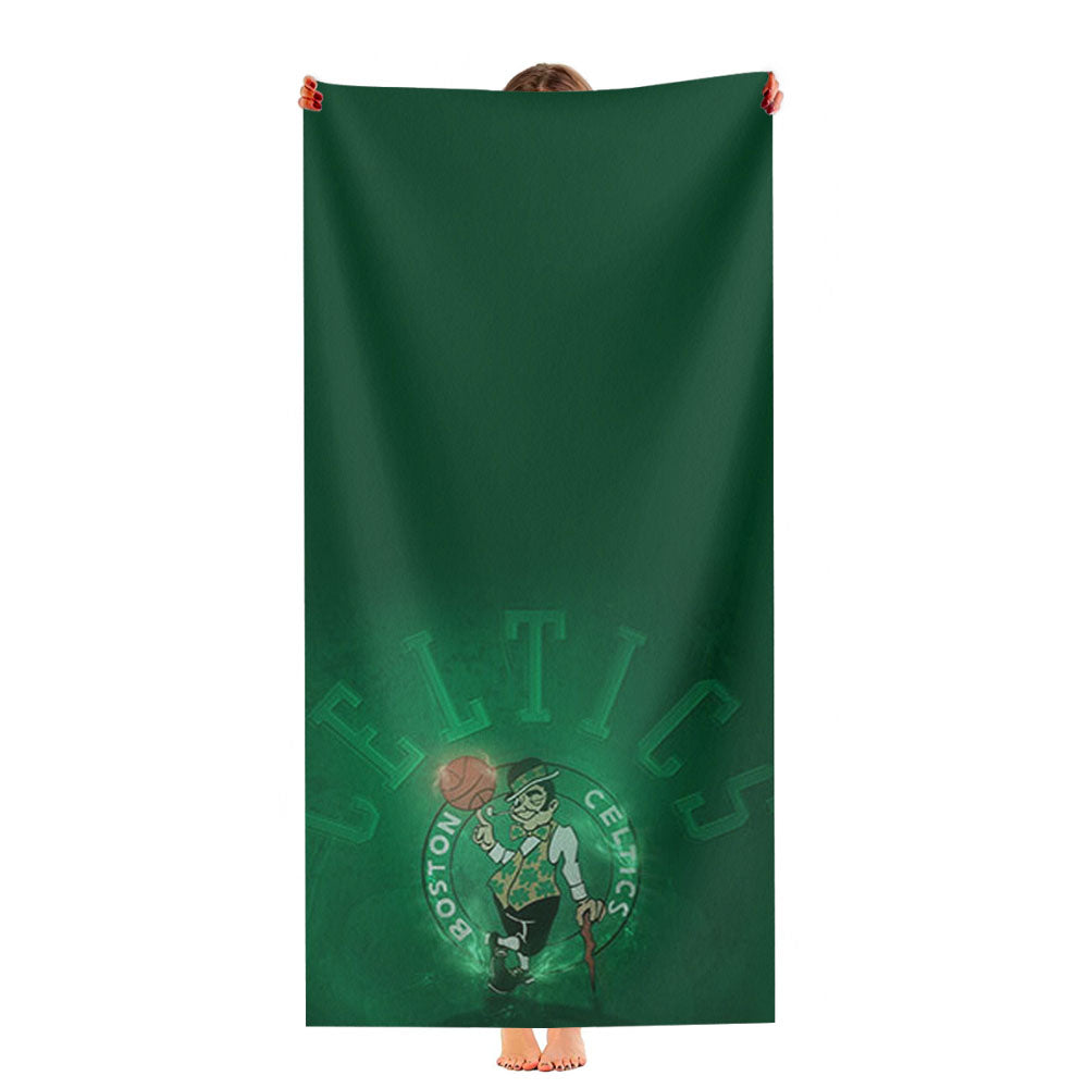 Boston Celtic Cover Ultra-Soft Luxury Bathroom Towels