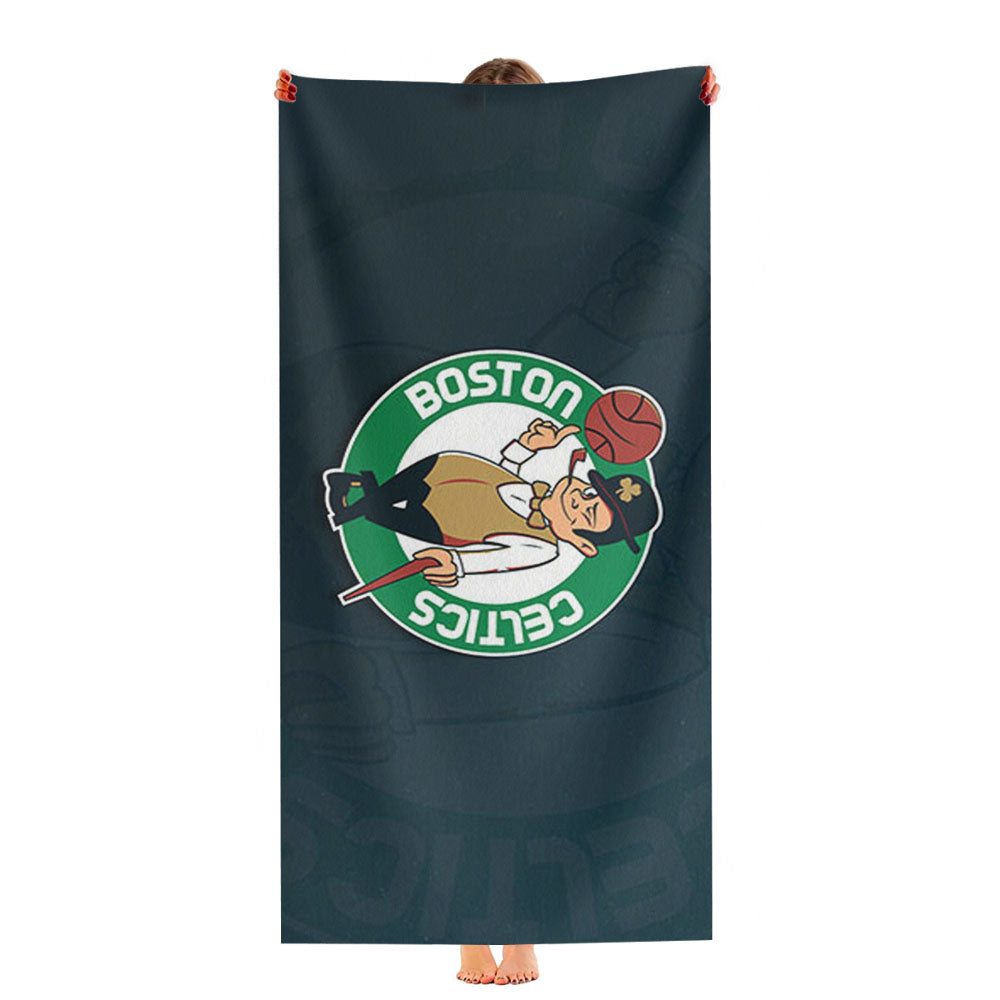 Boston Celtic Design Ultra-Soft Luxury Bathroom Towels