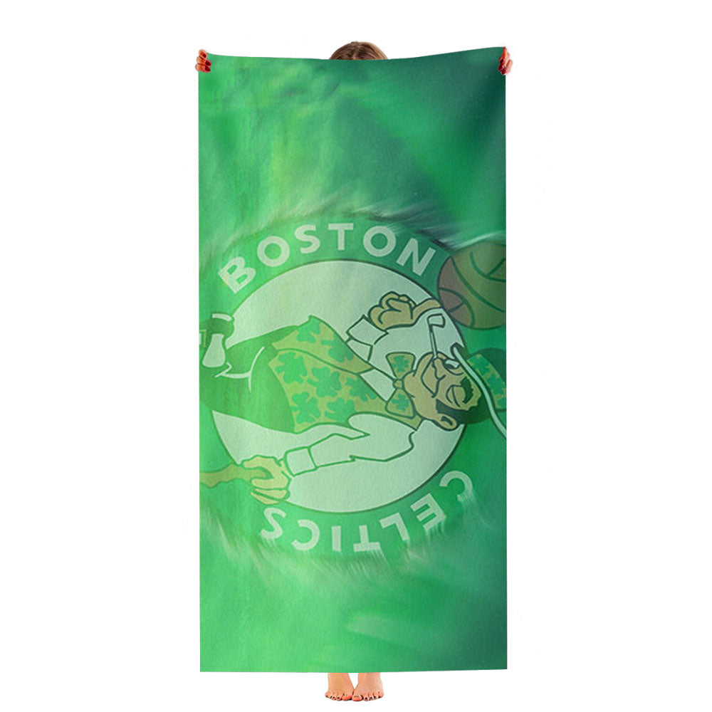 Boston Celtics Green Cover Ultra-Soft Luxury Bathroom Towels