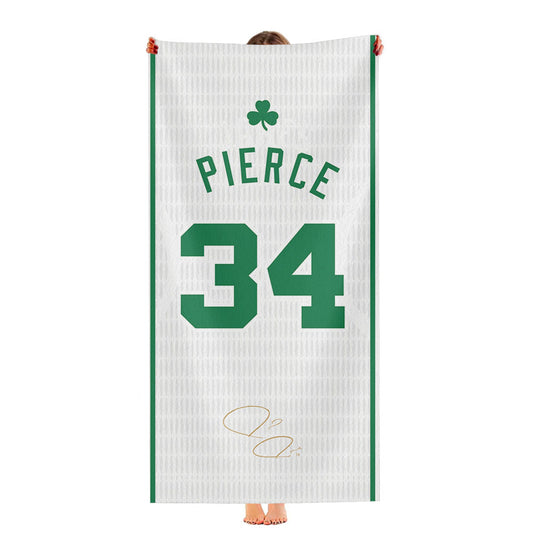 Boston Celtics Pierce Ultra-Soft Luxury Bathroom Towels