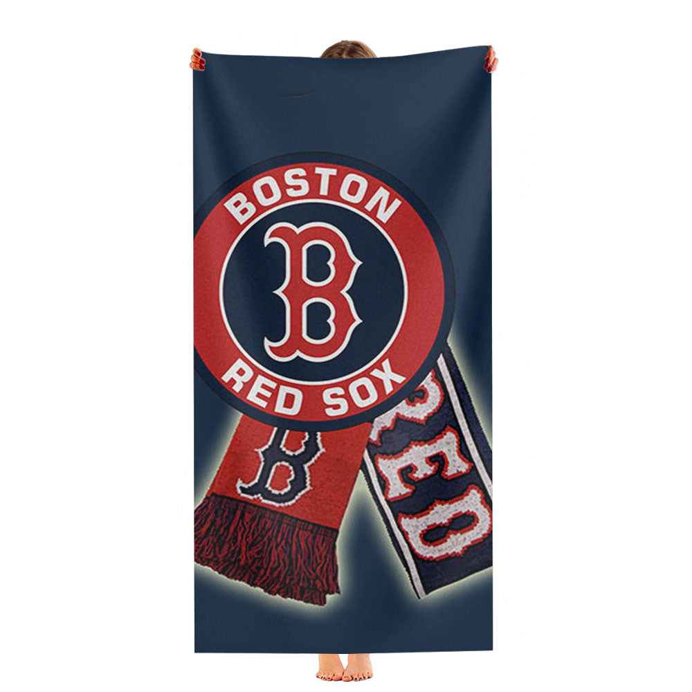 Boston Red Ultra-Soft Luxury Bathroom Towels