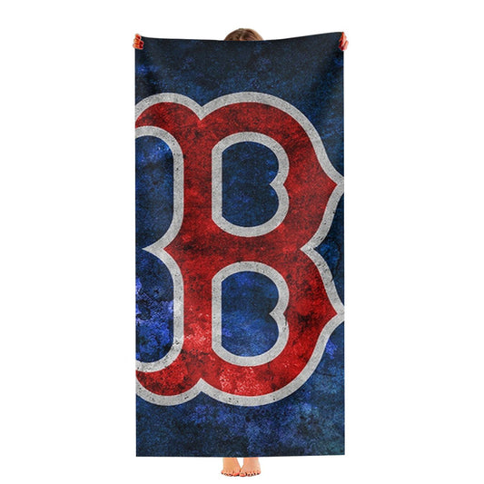 Boston Red Sox B Logo Ultra-Soft Luxury Bathroom Towels