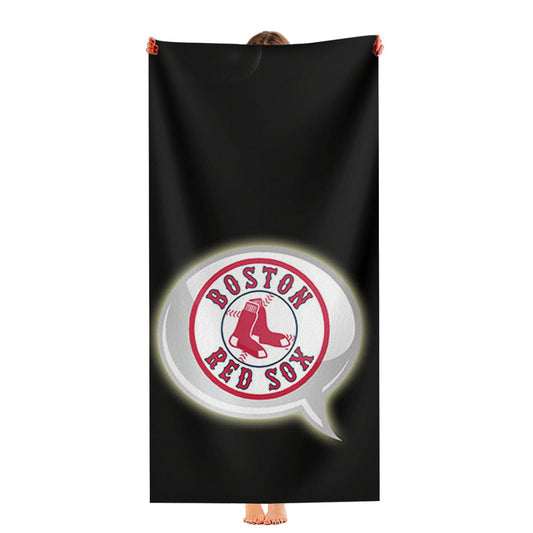 Boston Red Sox Shadow Ultra-Soft Luxury Bathroom Towels