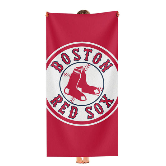 Boston Redsox Logo Ultra-Soft Luxury Bathroom Towels