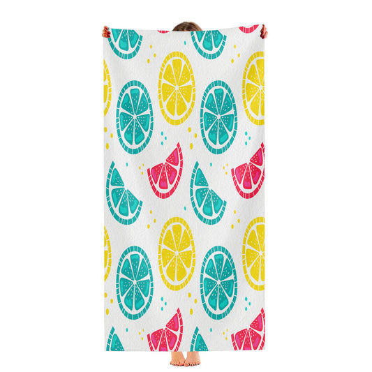 Bright Summer Patterns 02 Ultra-Soft Luxury Bathroom Towels