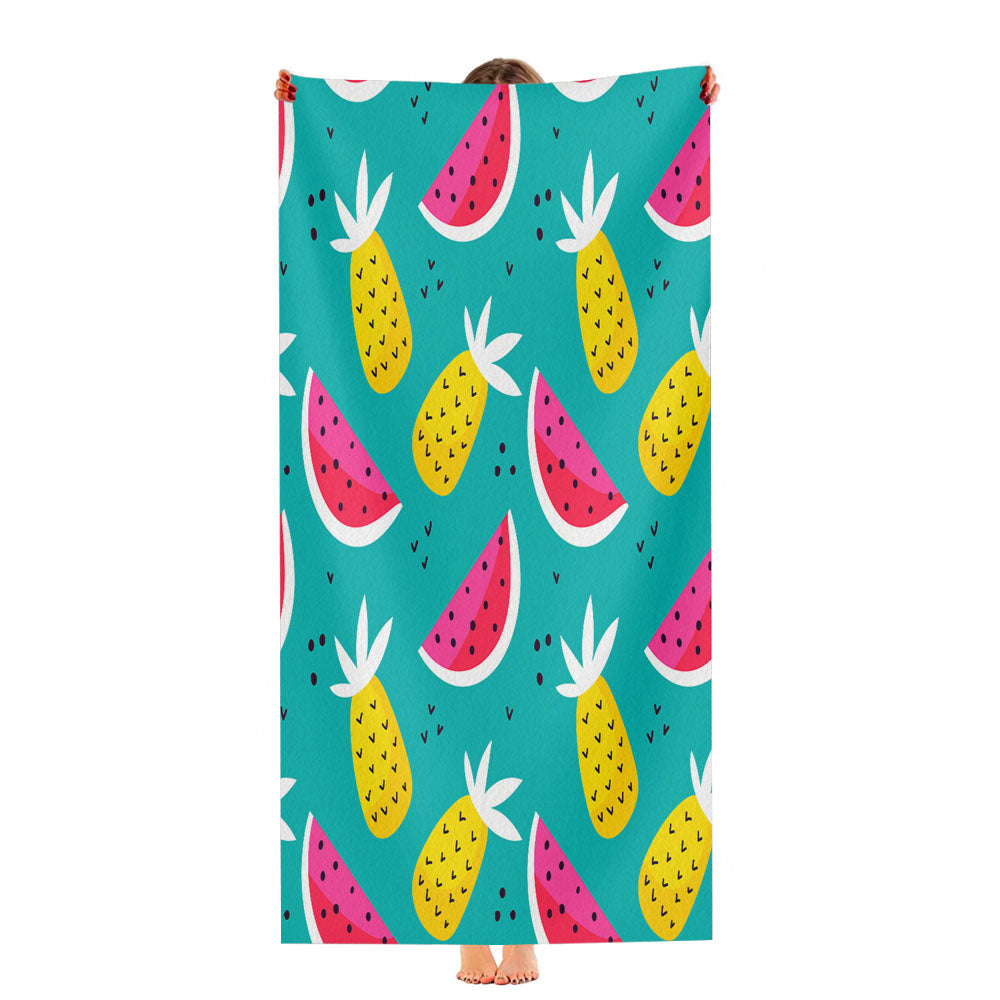 Bright Summer Patterns 03 Ultra-Soft Luxury Bathroom Towels