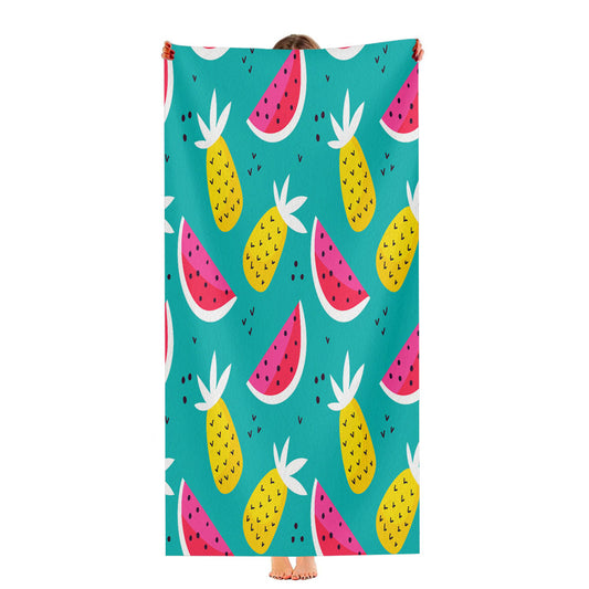 Bright Summer Patterns 03 Ultra-Soft Luxury Bathroom Towels
