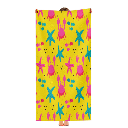 Bright Summer Patterns 05 Ultra-Soft Luxury Bathroom Towels