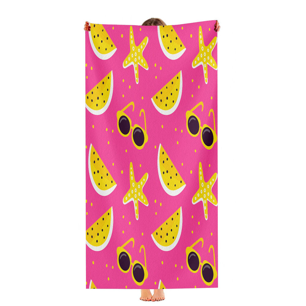 Bright Summer Patterns 09 Ultra-Soft Luxury Bathroom Towels