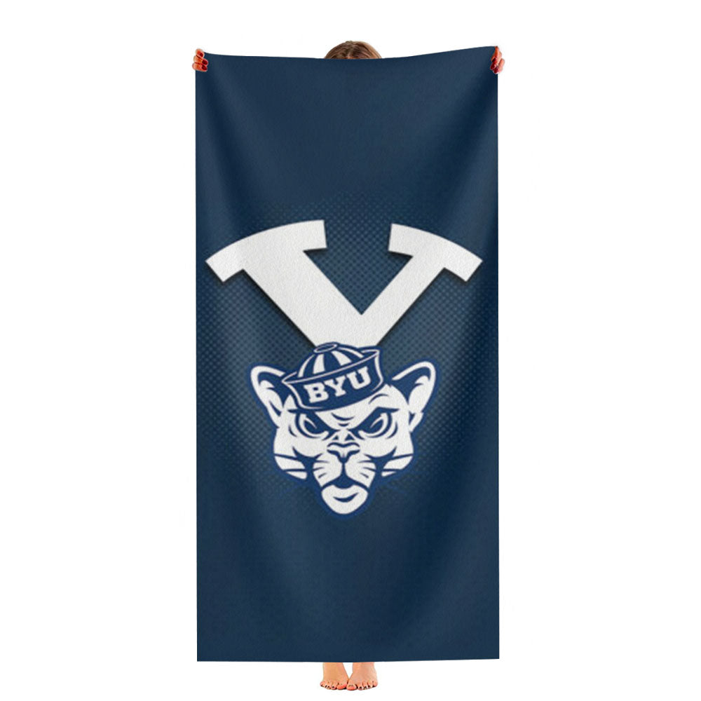 Byu Cougars Logo Ultra-Soft Luxury Bathroom Towels