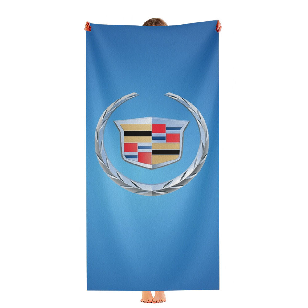 Cadillac Blue Wallpaper Ultra-Soft Luxury Bathroom Towels