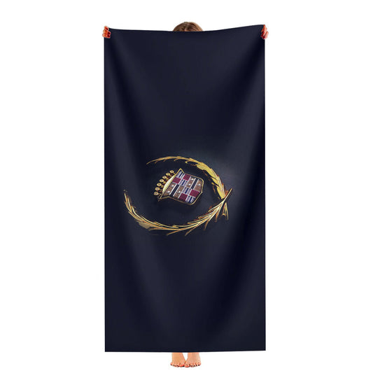Cadillac Logo Car Dark Ultra-Soft Luxury Bathroom Towels