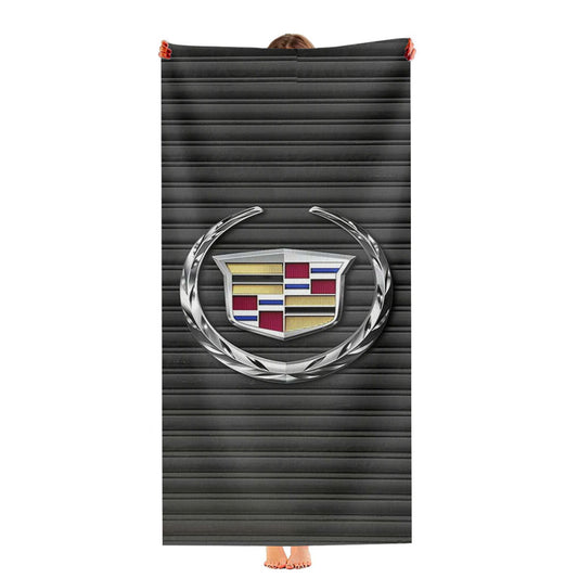 Cadillac Metal Logo Ultra-Soft Luxury Bathroom Towels