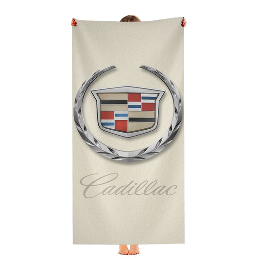 Cadillac White Wallpaper Ultra-Soft Luxury Bathroom Towels
