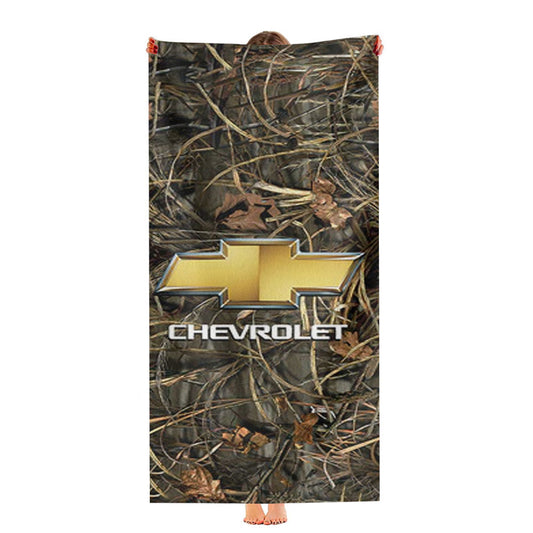 Camo Chevy Chevrolet Ultra-Soft Luxury Bathroom Towels