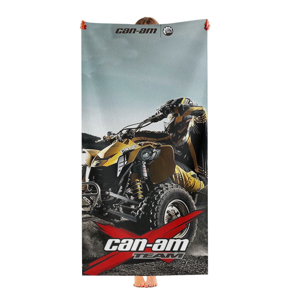 Can-Am Atv Motorcross Ultra-Soft Luxury Bathroom Towels