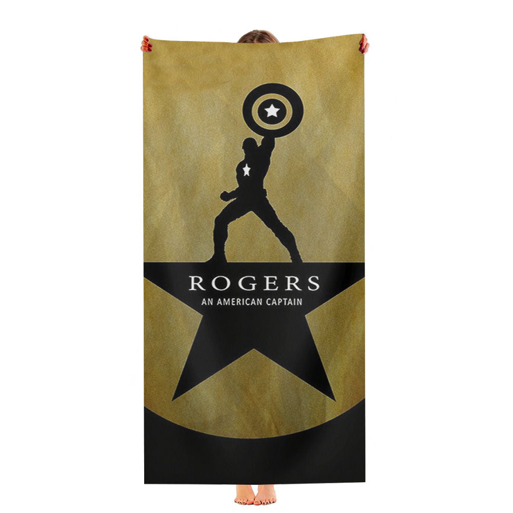 Captain America Hamilton Ultra-Soft Luxury Bathroom Towels