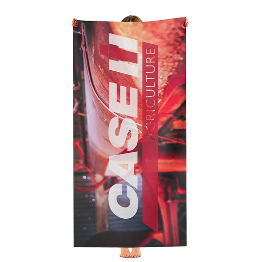 Case Ih Agriculture Logo Red Tractors Ultra-Soft Luxury Bathroom Towels