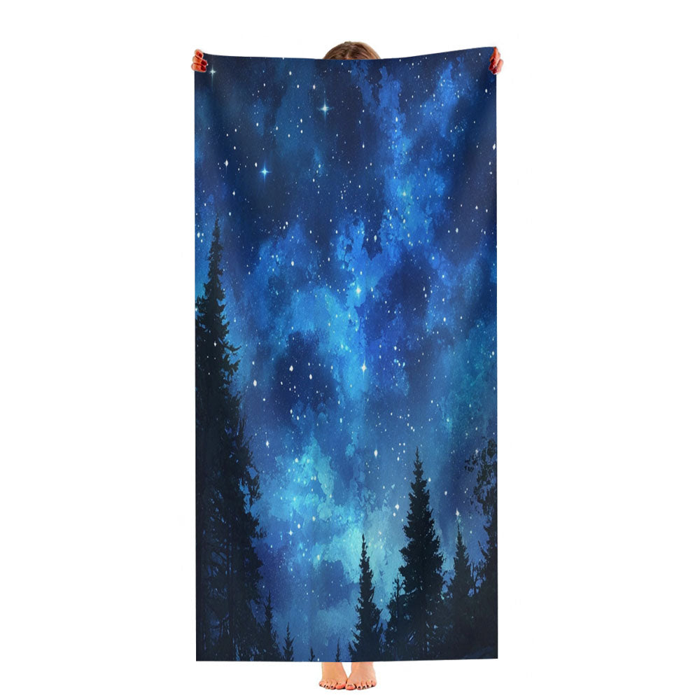 Celestial Night Sky Ultra-Soft Luxury Bathroom Towels
