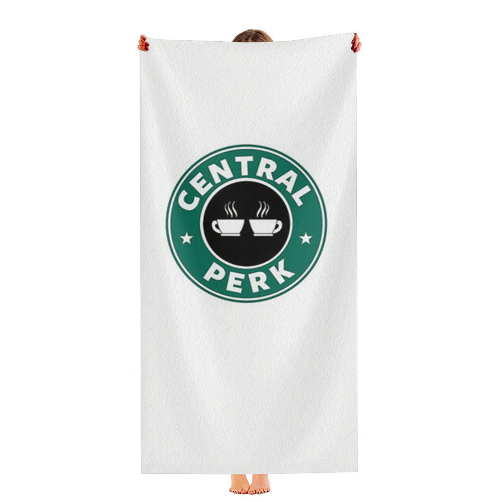 Central Perk - Coffee Logo Ultra-Soft Luxury Bathroom Towels