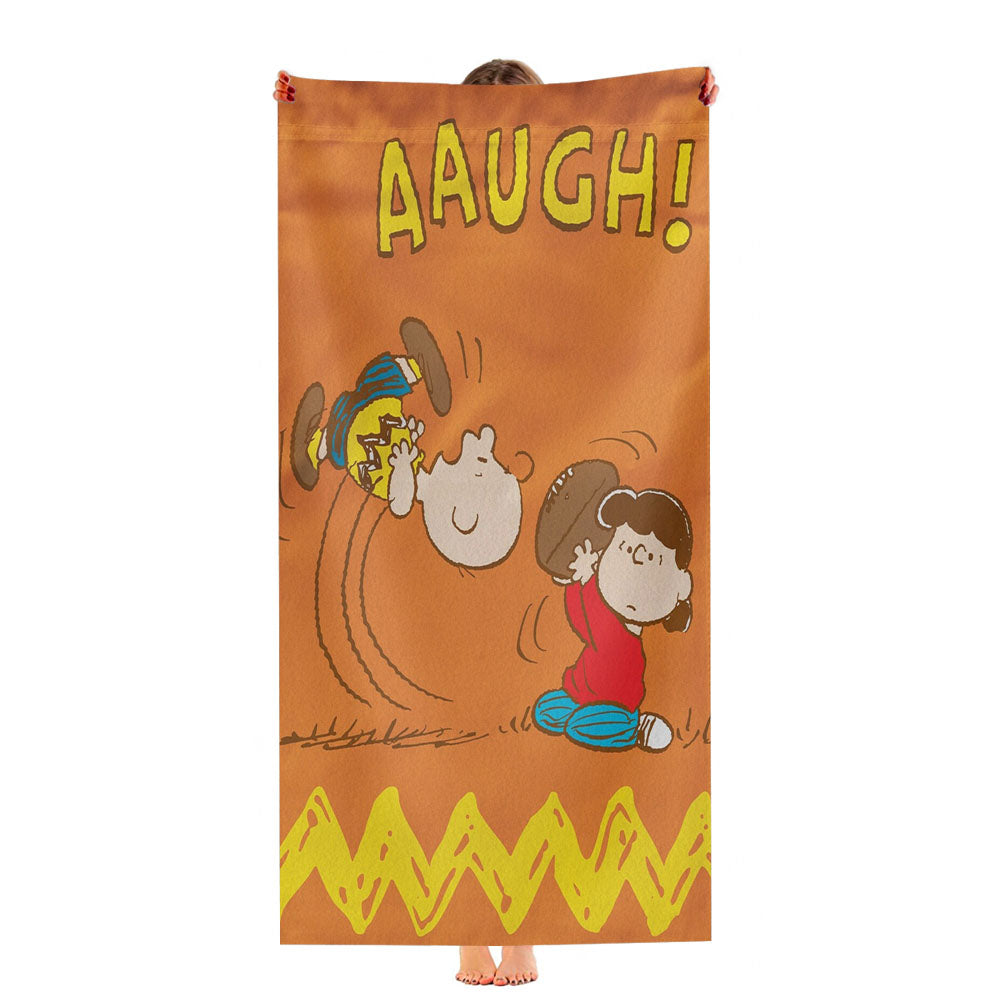 Charlie Brown And Lucy Football Ultra-Soft Luxury Bathroom Towels