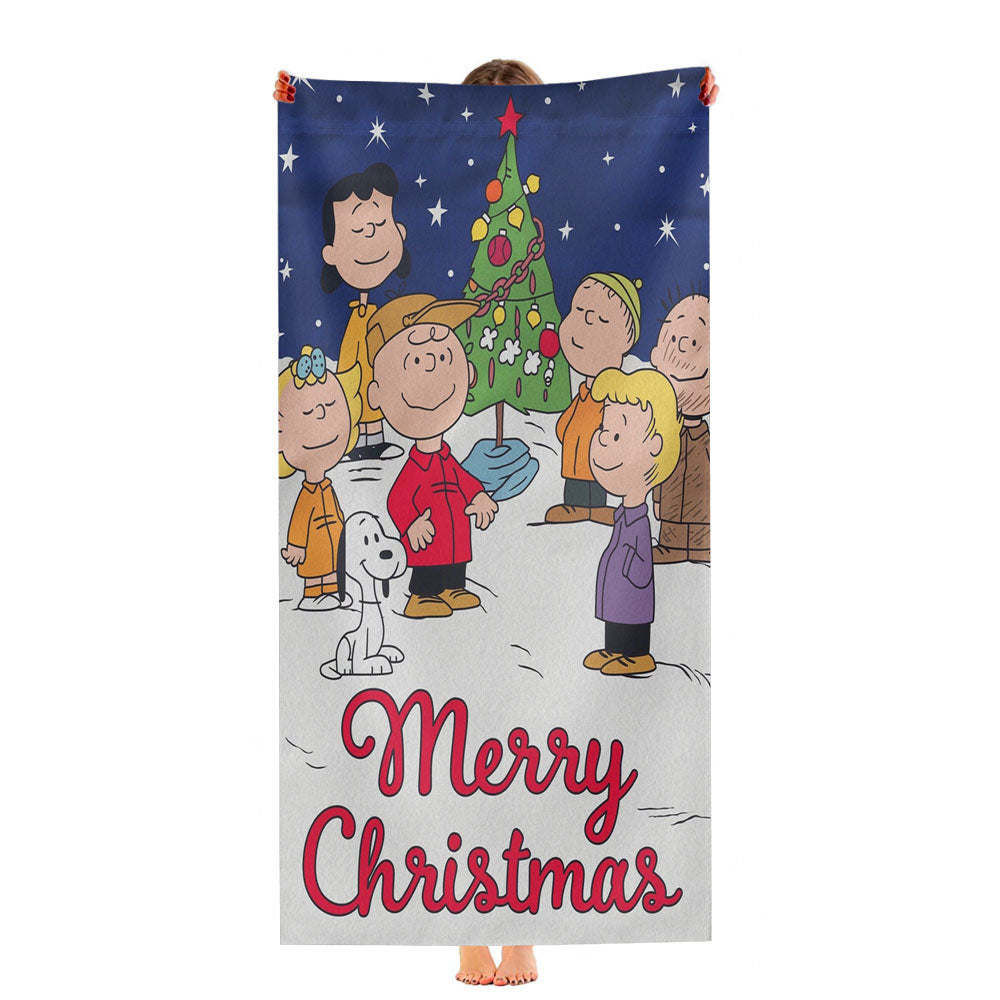 Charlie Brown Christmas Ultra-Soft Luxury Bathroom Towels