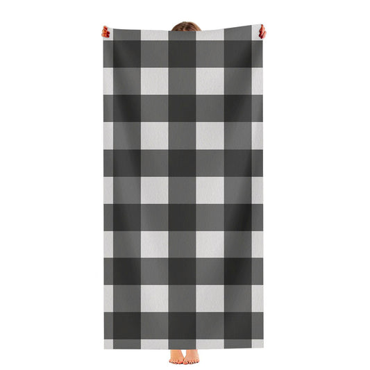 Check Me Out Checkerboard Ultra-Soft Luxury Bathroom Towels