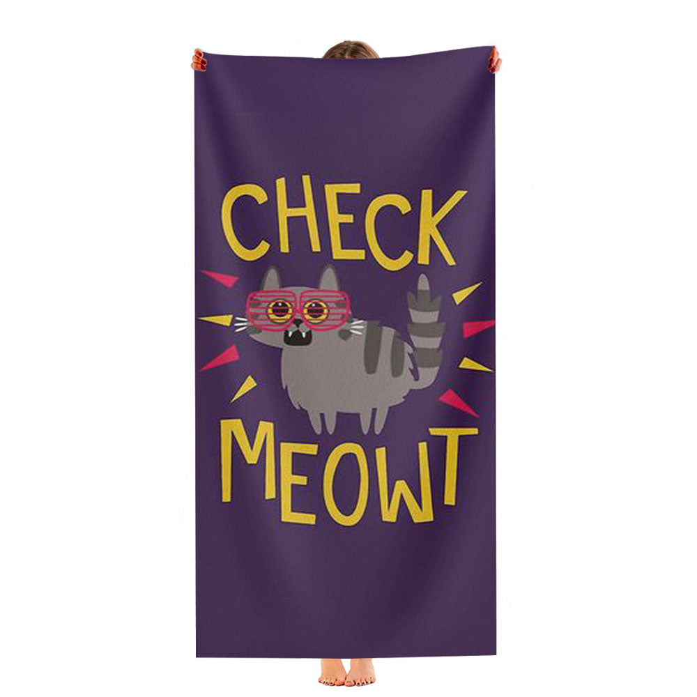 Check Meowt Ultra-Soft Luxury Bathroom Towels
