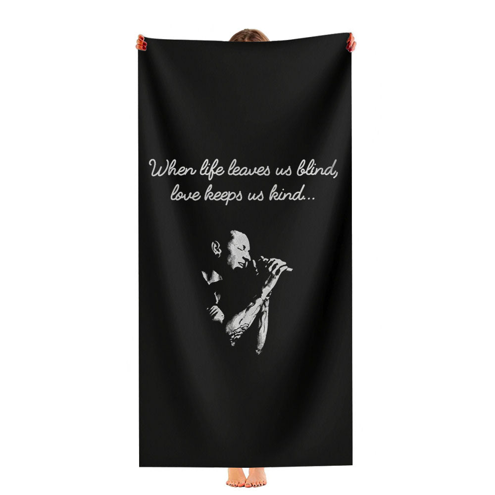 Chester Bennington Quotes Ultra-Soft Luxury Bathroom Towels