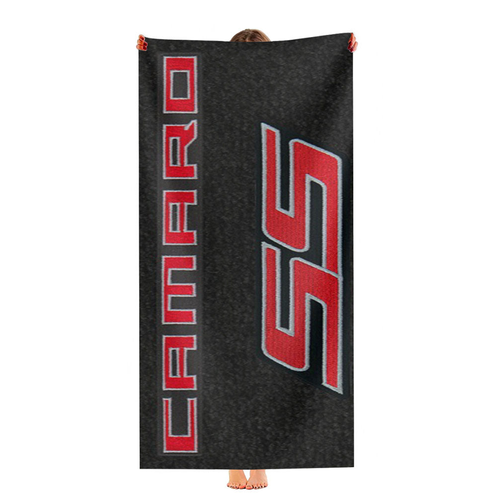 Chevrolet Camaro Ss Logo Ultra-Soft Luxury Bathroom Towels